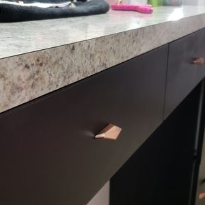 Brand New Set of 6 Brushed Copper Drawer Pulls